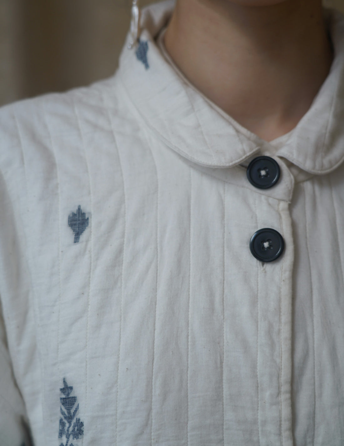 Rubia & Neel | Lauren Quilted Coat・White