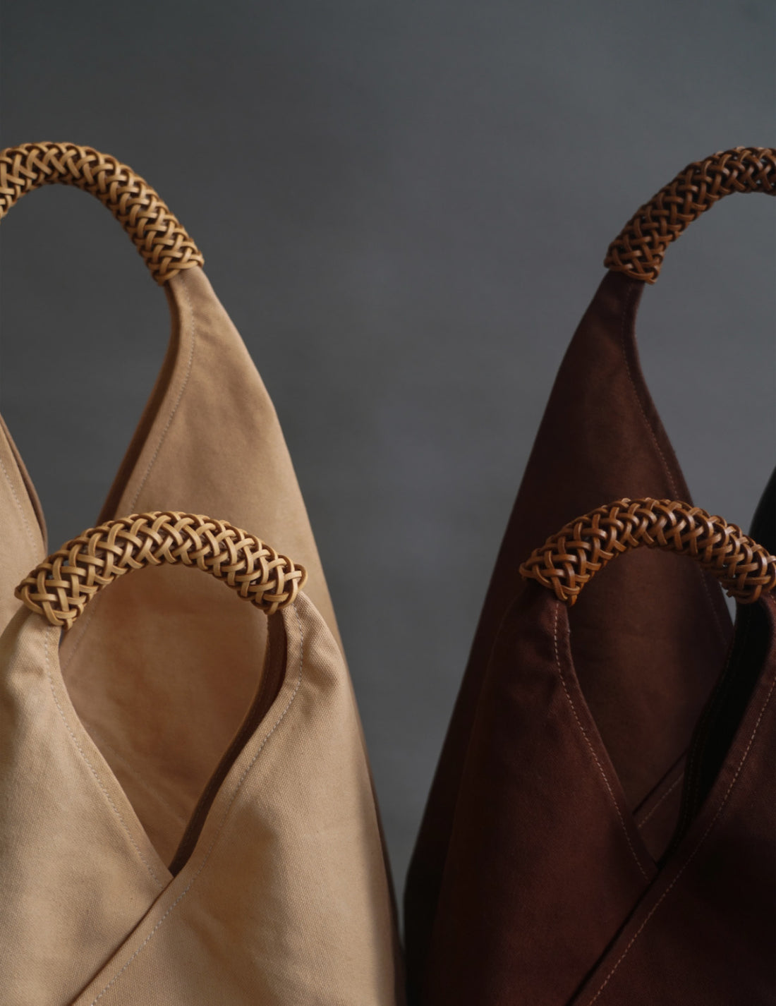 KAMARO’AN | Woven Triangle Bag - Dawn - L