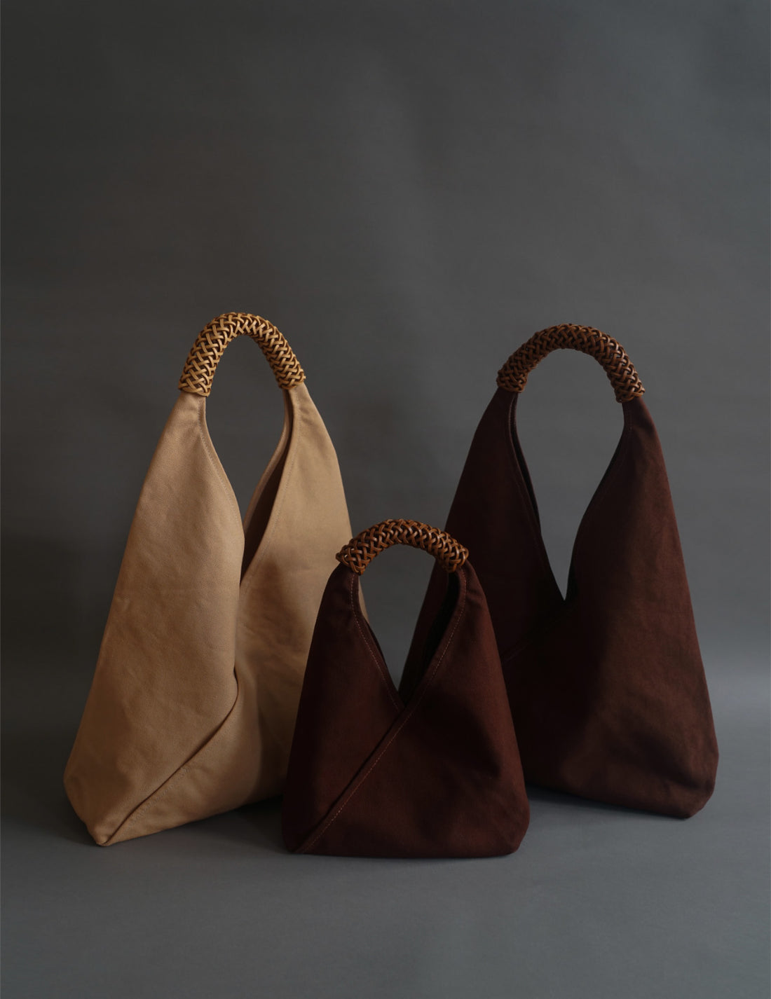 KAMARO’AN | Woven Triangle Bag - Dawn - S
