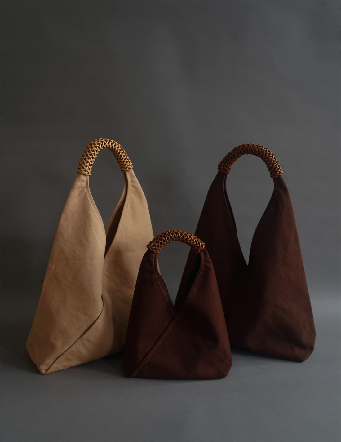 KAMARO’AN | Woven Triangle Bag - Dawn - L