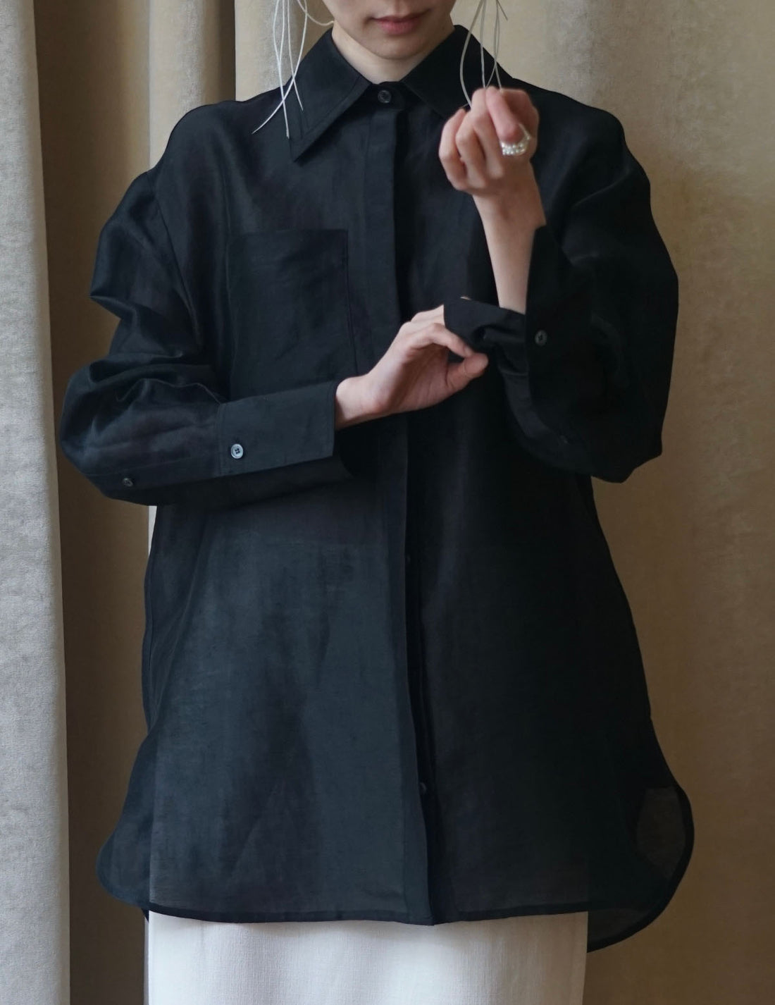 Mark Kenly Domino Tan | Sira Shirt - Black