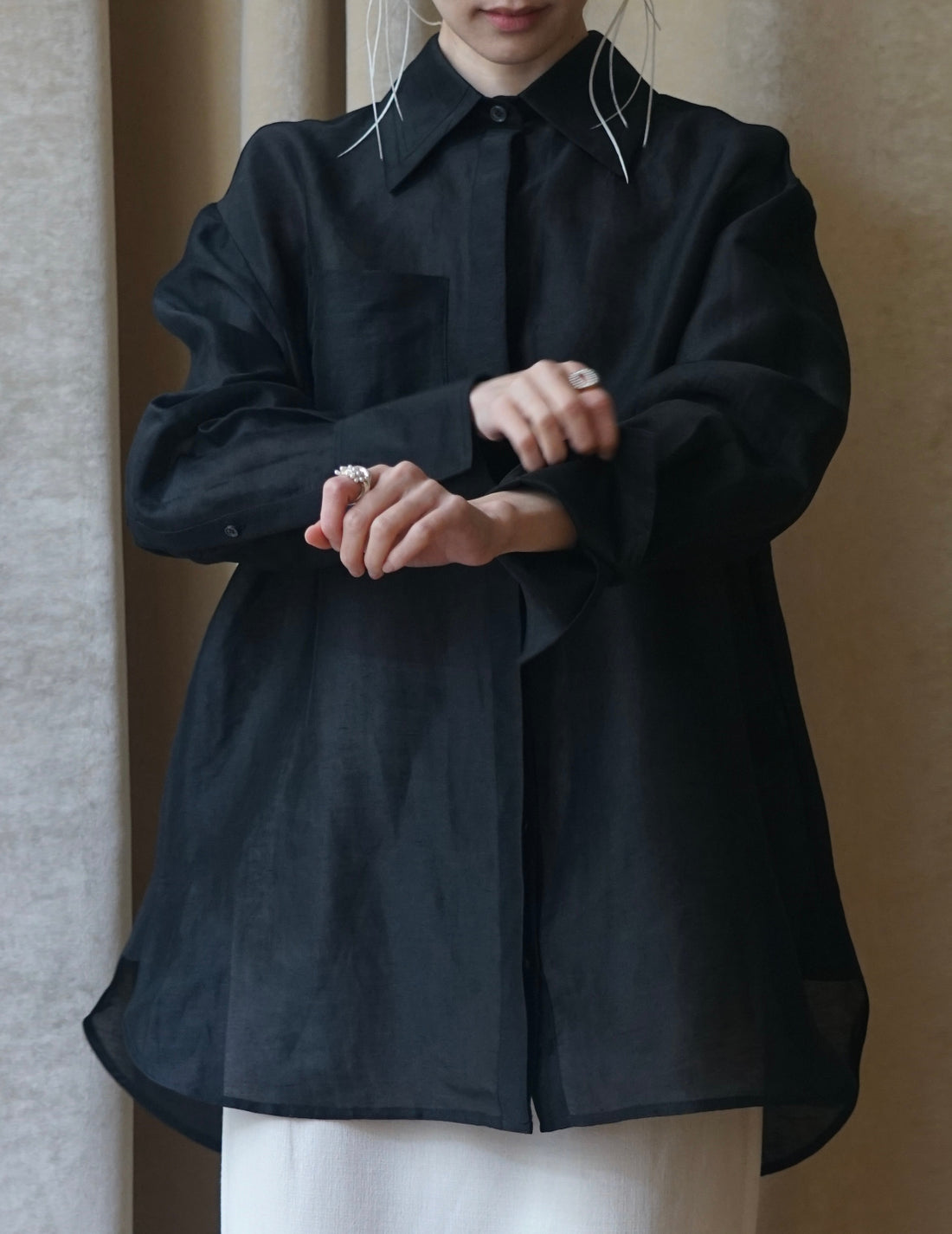 Mark Kenly Domino Tan | Sira Shirt - Black