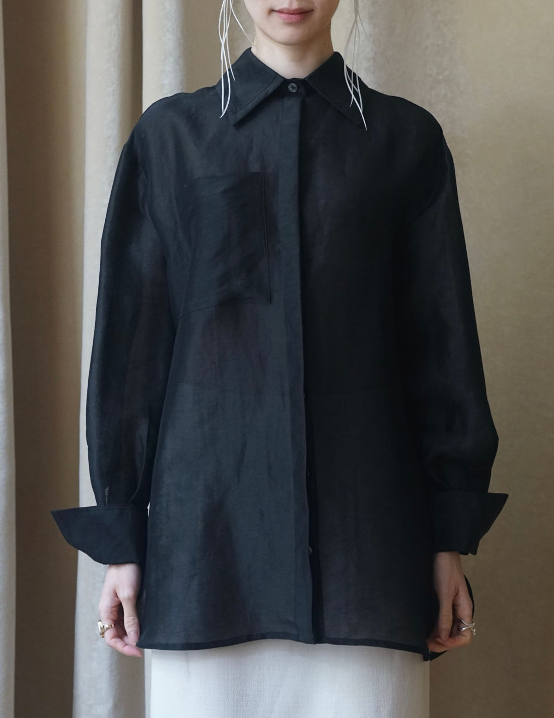 Mark Kenly Domino Tan | Sira Shirt - Black