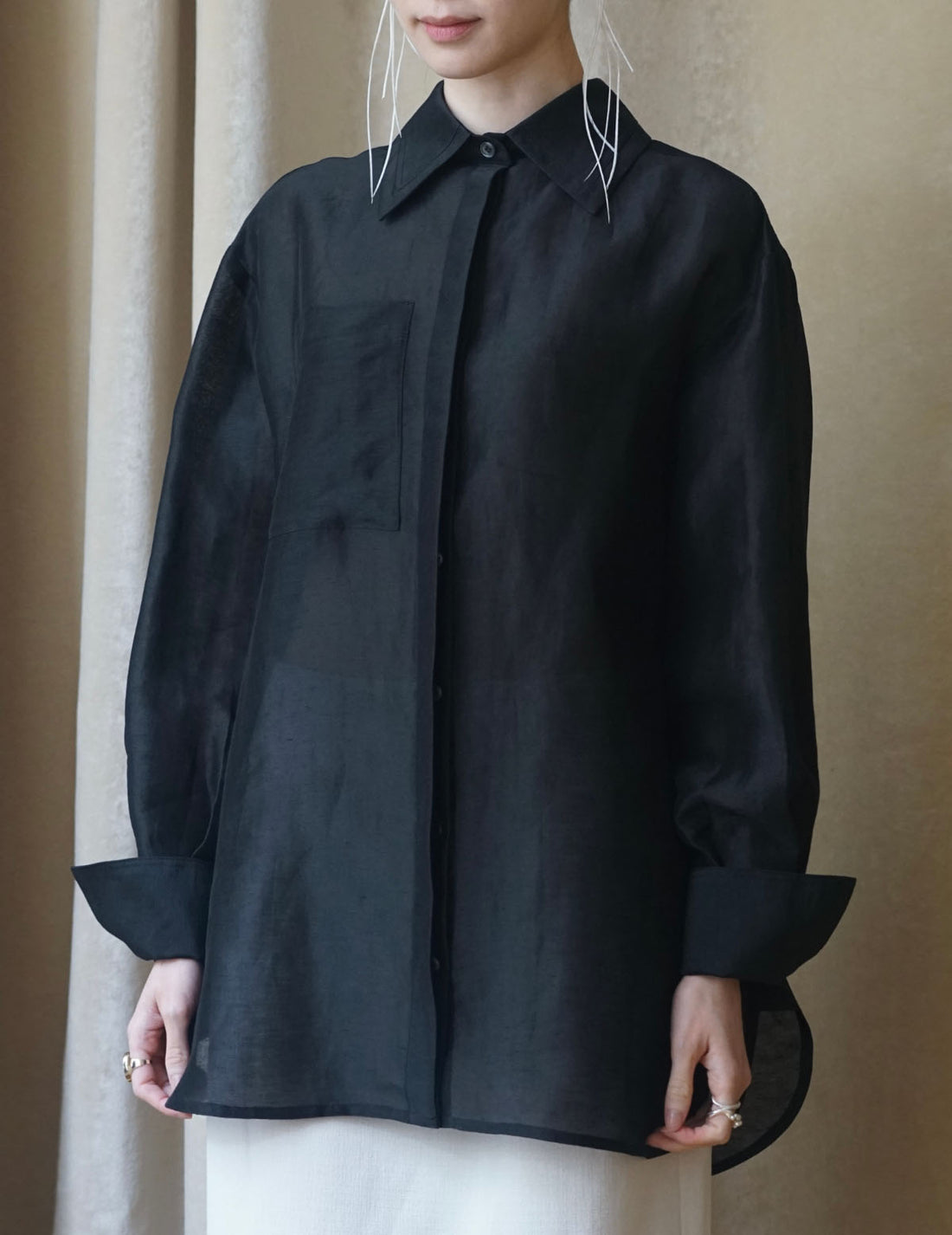 Mark Kenly Domino Tan | Sira Shirt - Black