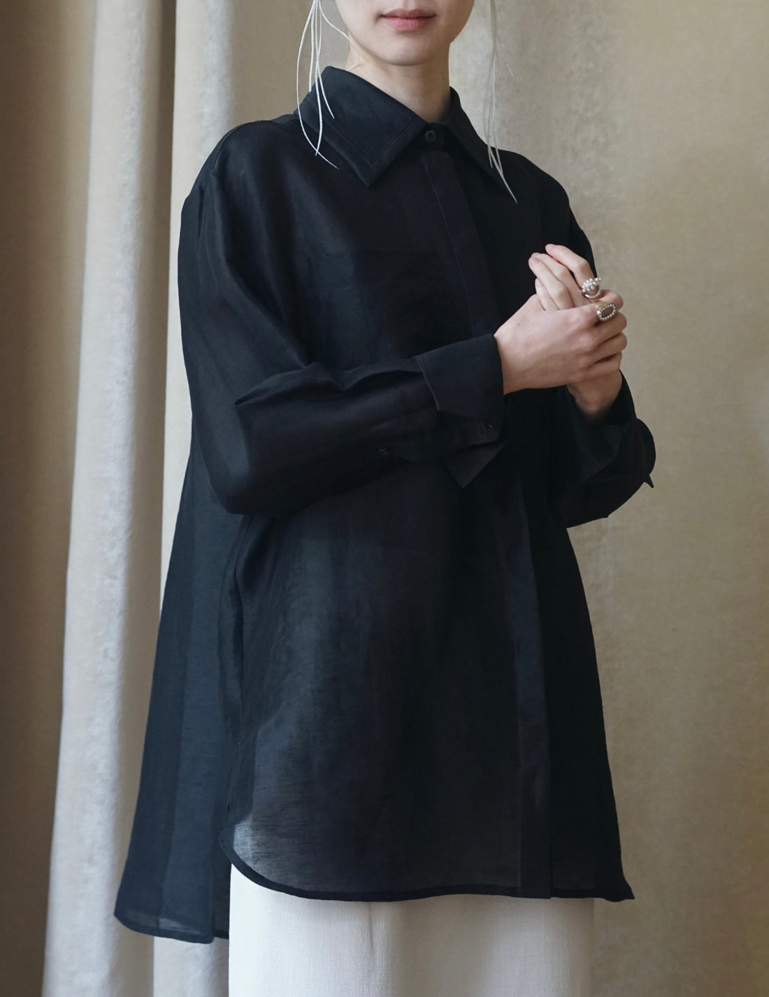 Mark Kenly Domino Tan | Sira Shirt - Black