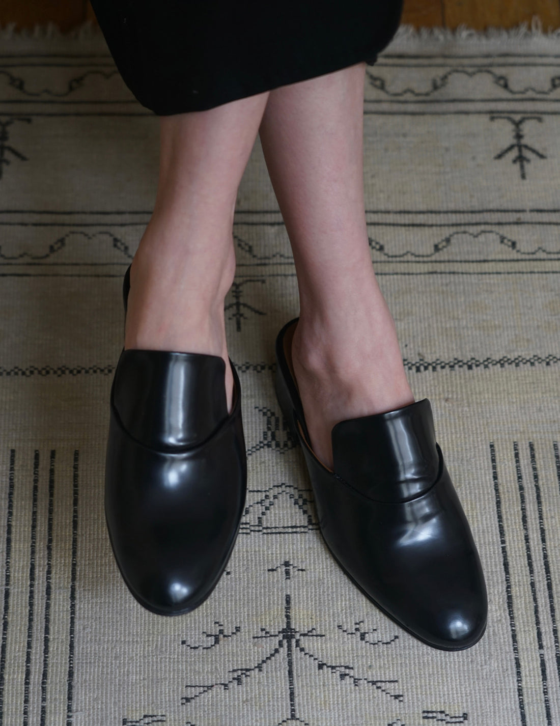 Mules Fatima・Polido Noir