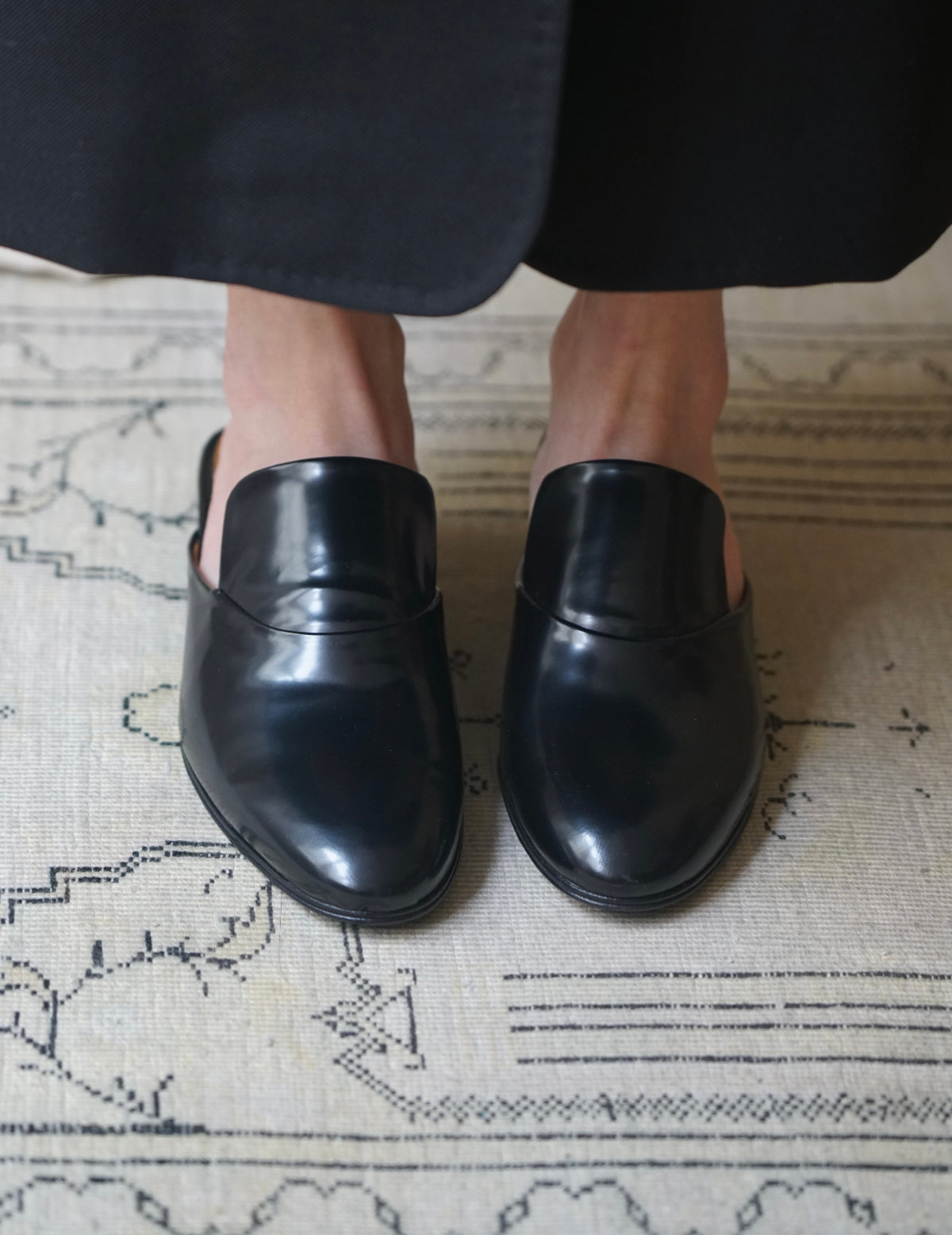 Mules Fatima・Polido Noir