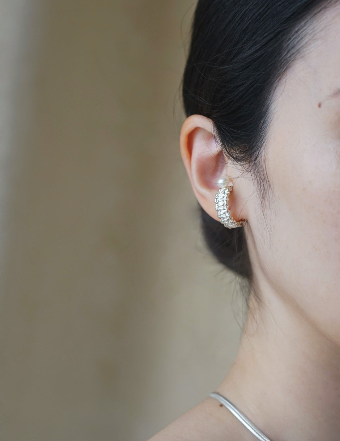 MIRIT | Mizuhiki & Pearl Ear Cuff