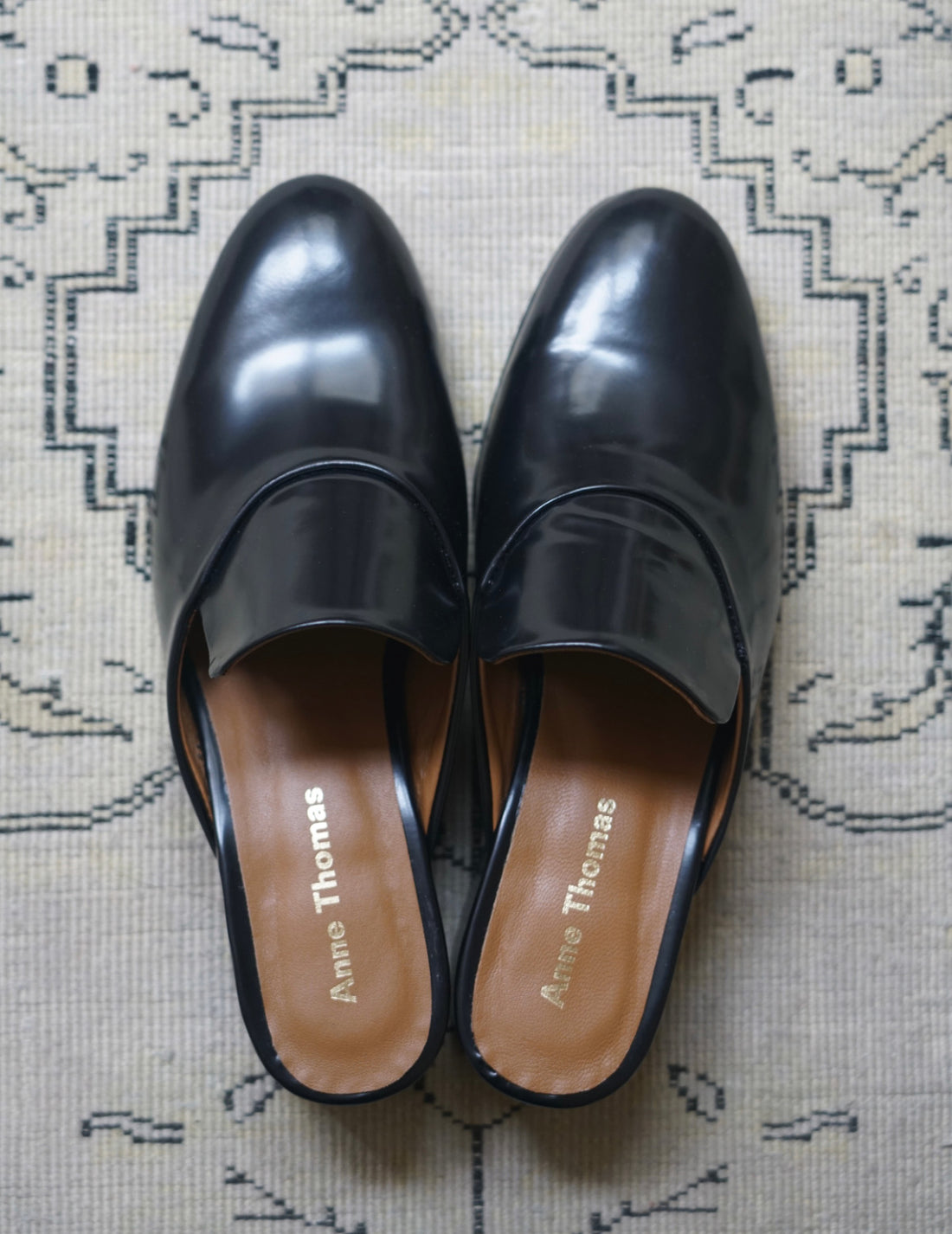 Mules Fatima・Polido Noir