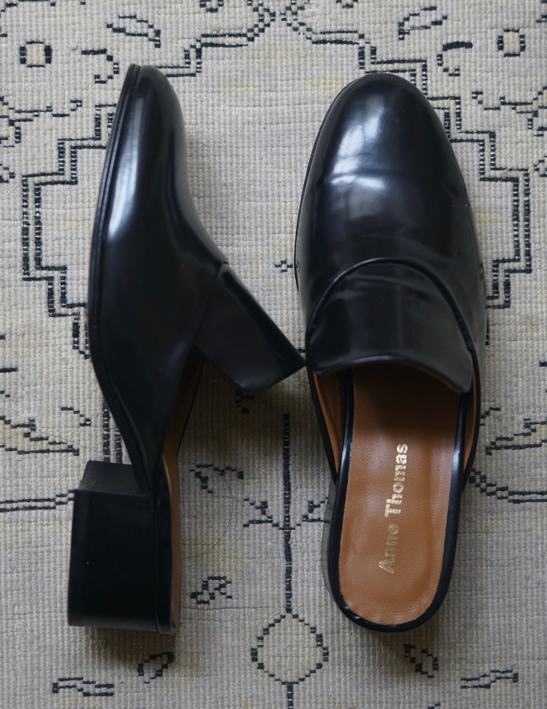 Mules Fatima・Polido Noir