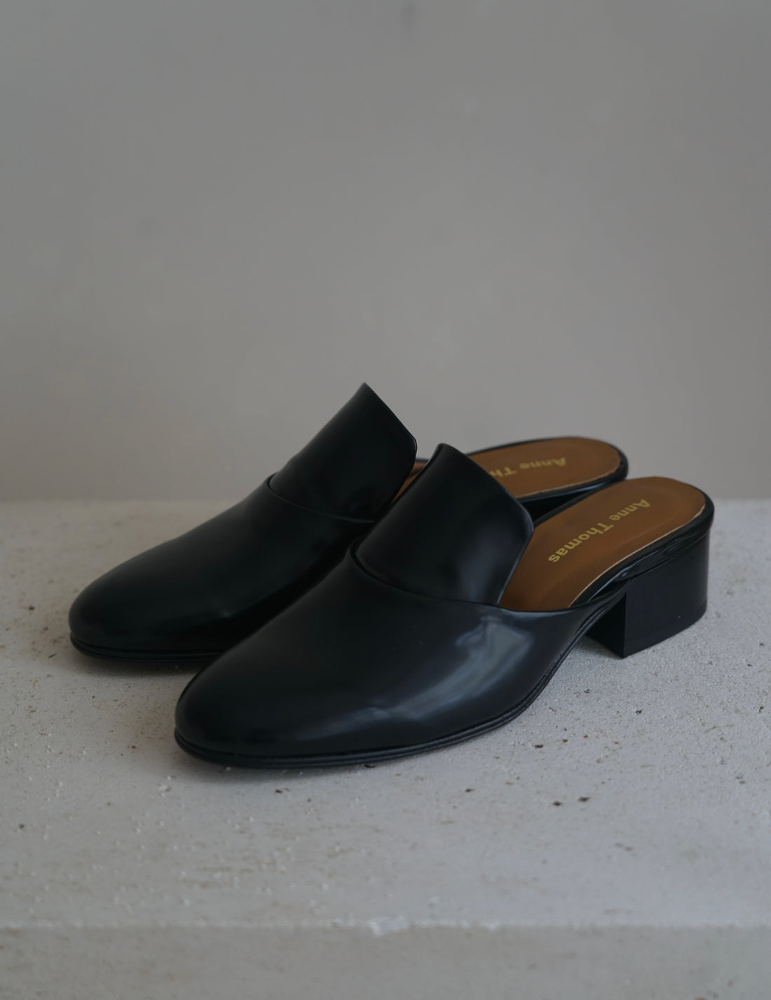 Mules Fatima・Polido Noir