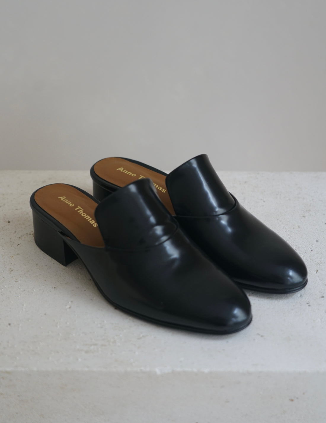 Mules Fatima・Polido Noir