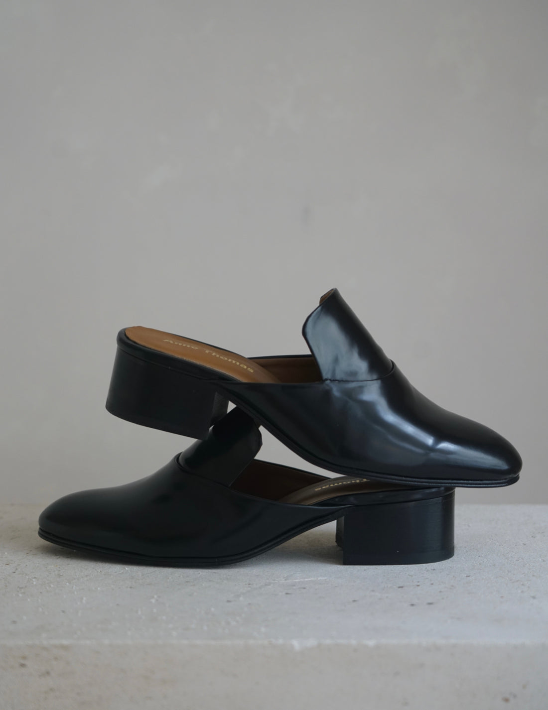 Mules Fatima・Polido Noir