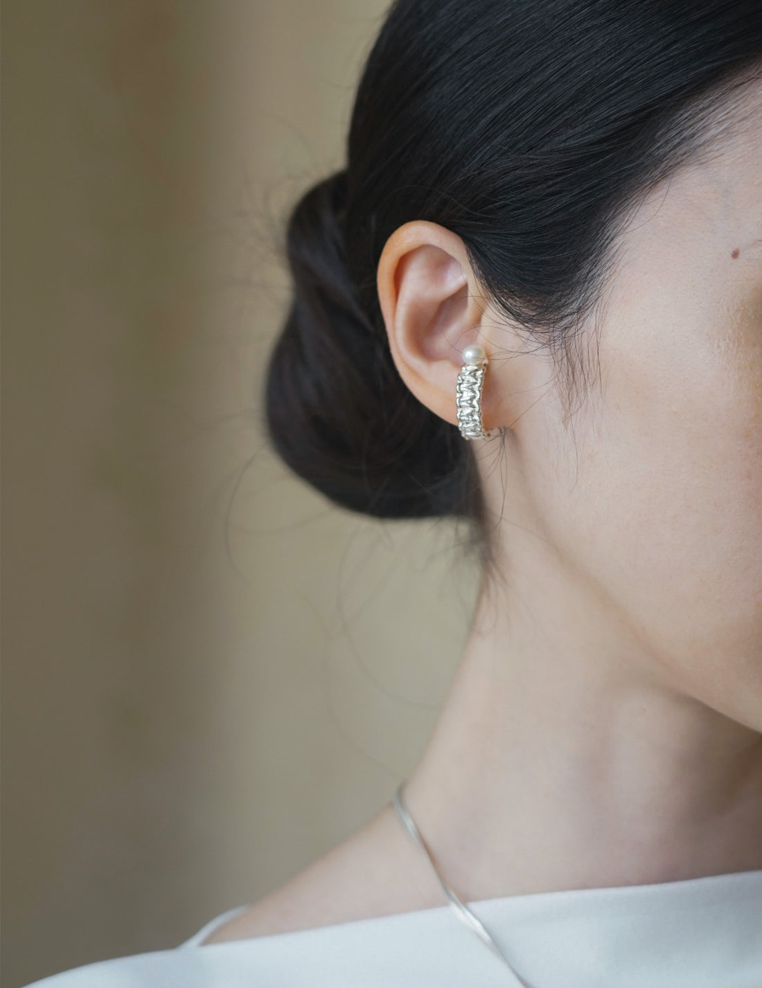 MIRIT | Mizuhiki & Pearl Ear Cuff
