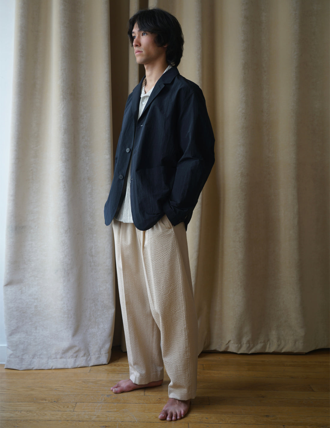 Veste à boutonnage simple