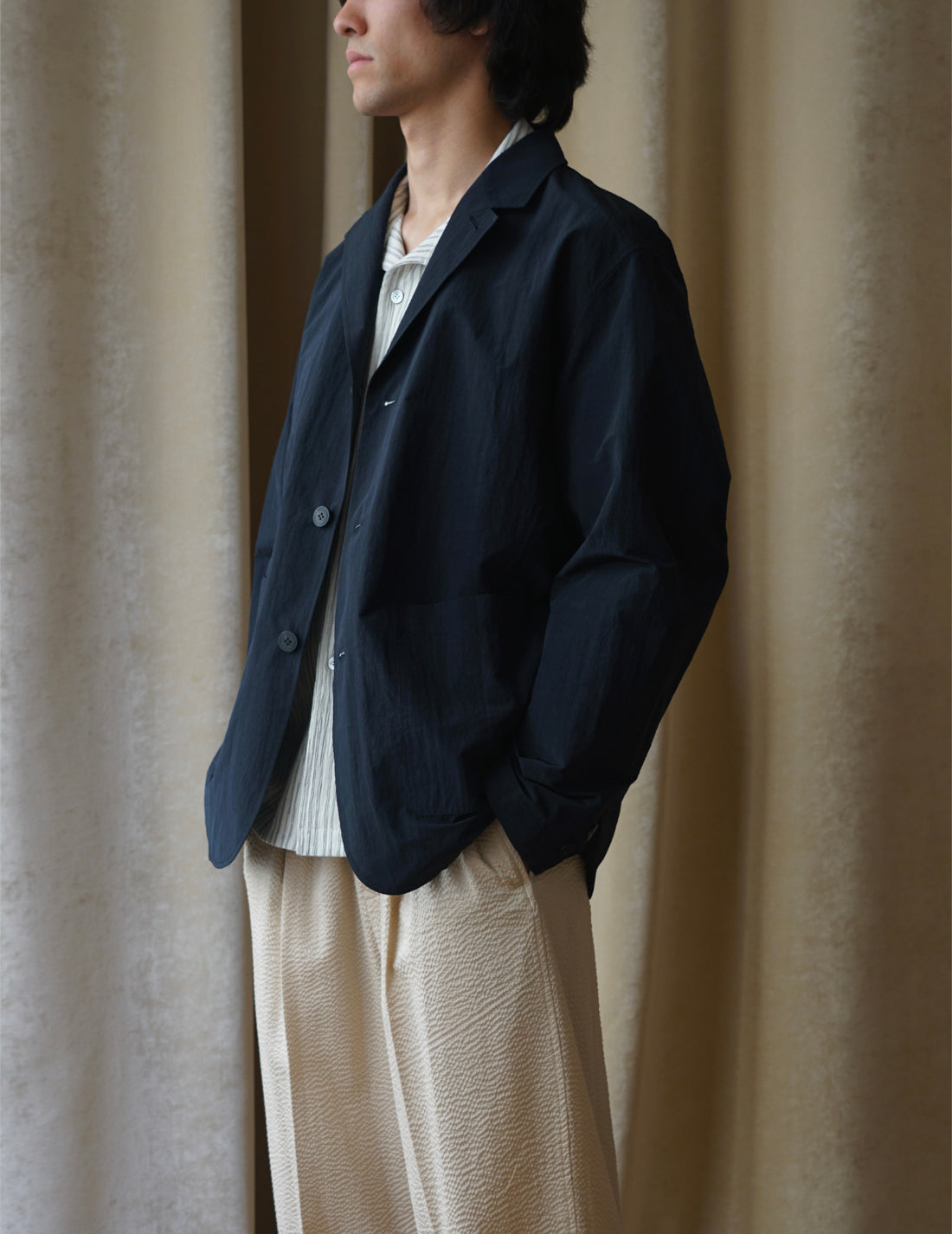 Veste à boutonnage simple