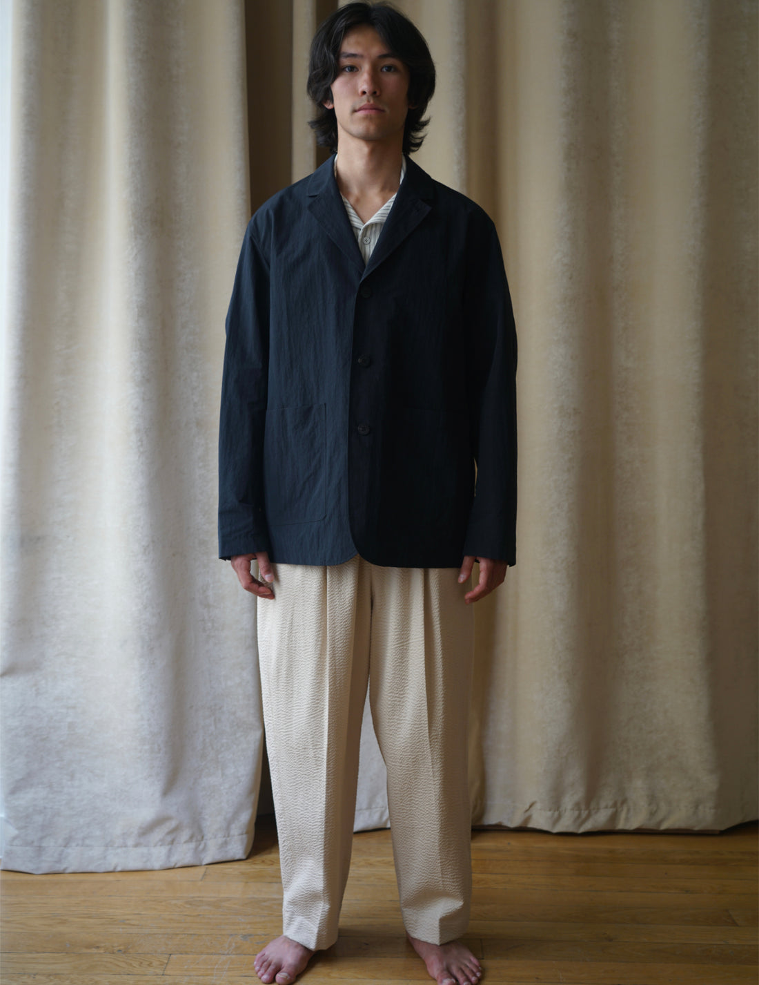 Veste à boutonnage simple