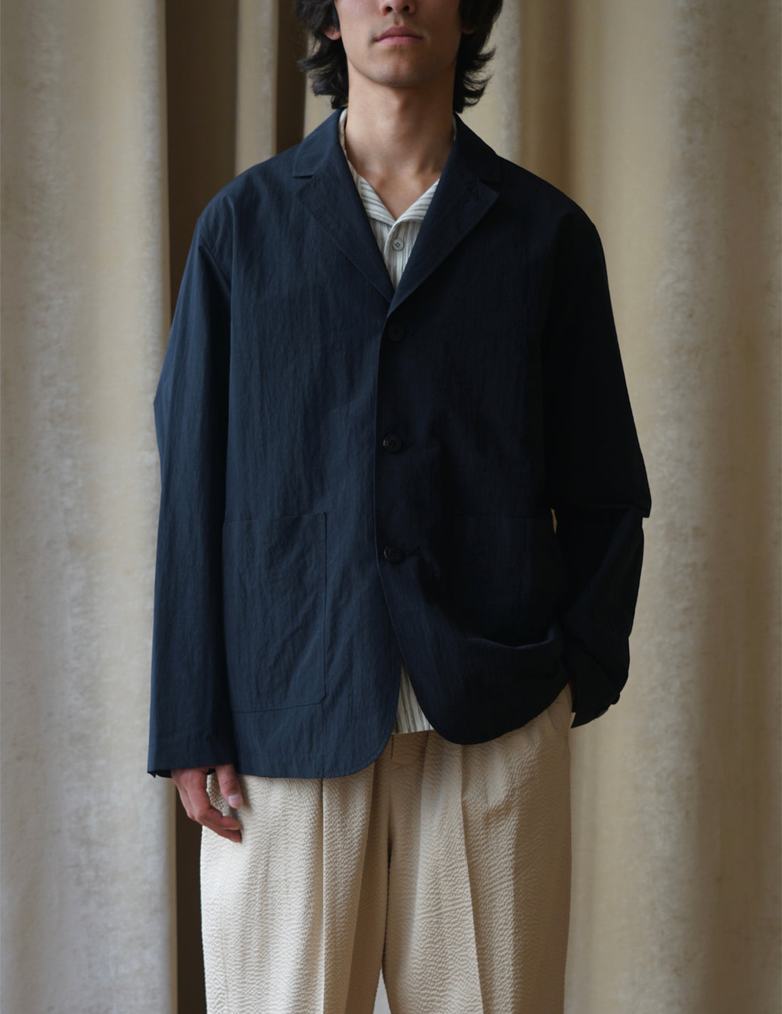 Veste à boutonnage simple