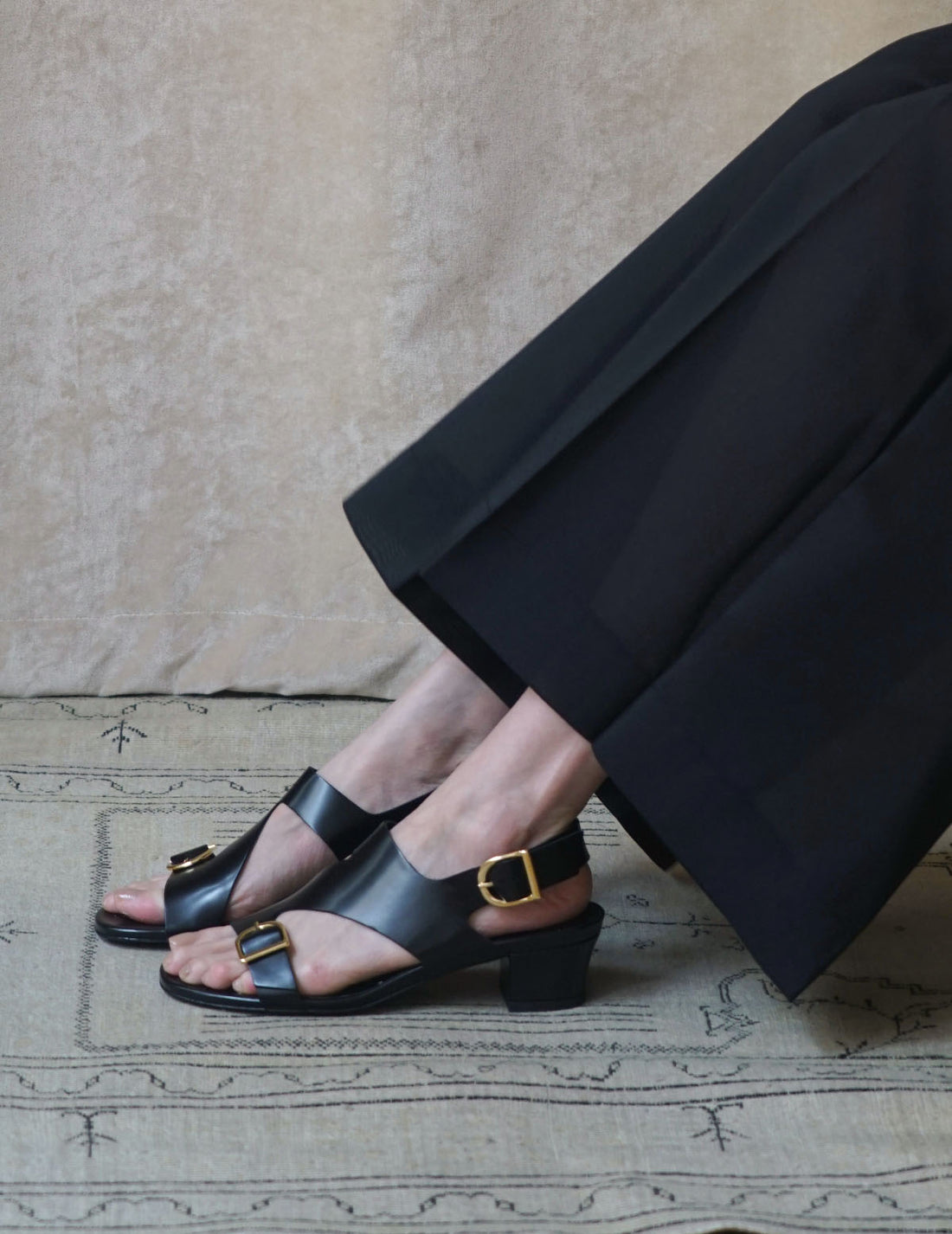 Sandales Kabuki・Noir