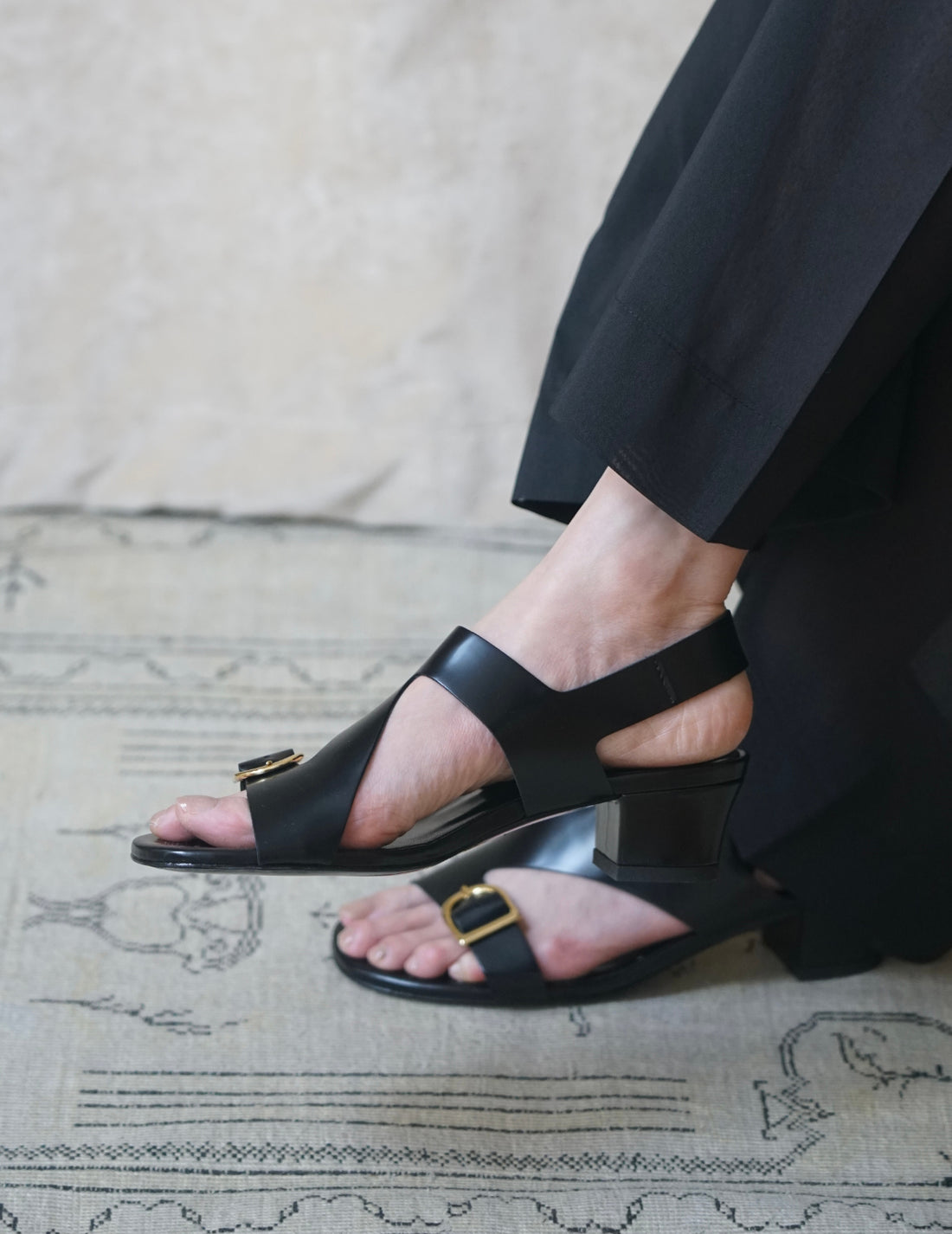 Sandales Kabuki・Noir