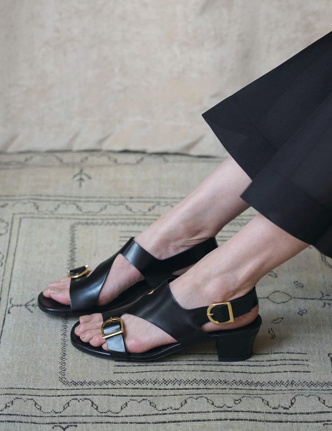 Sandales Kabuki・Noir