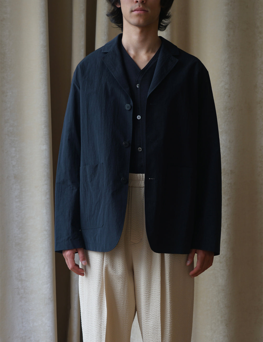 Veste à boutonnage simple