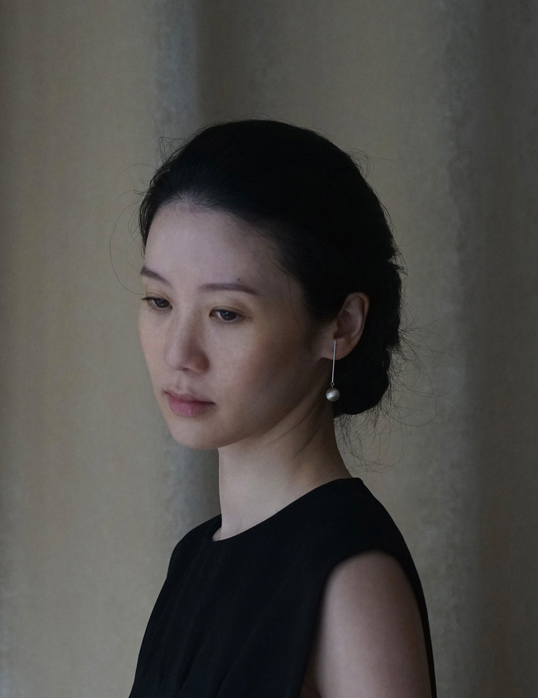 Boucles d'oreilles en argent avec sphères