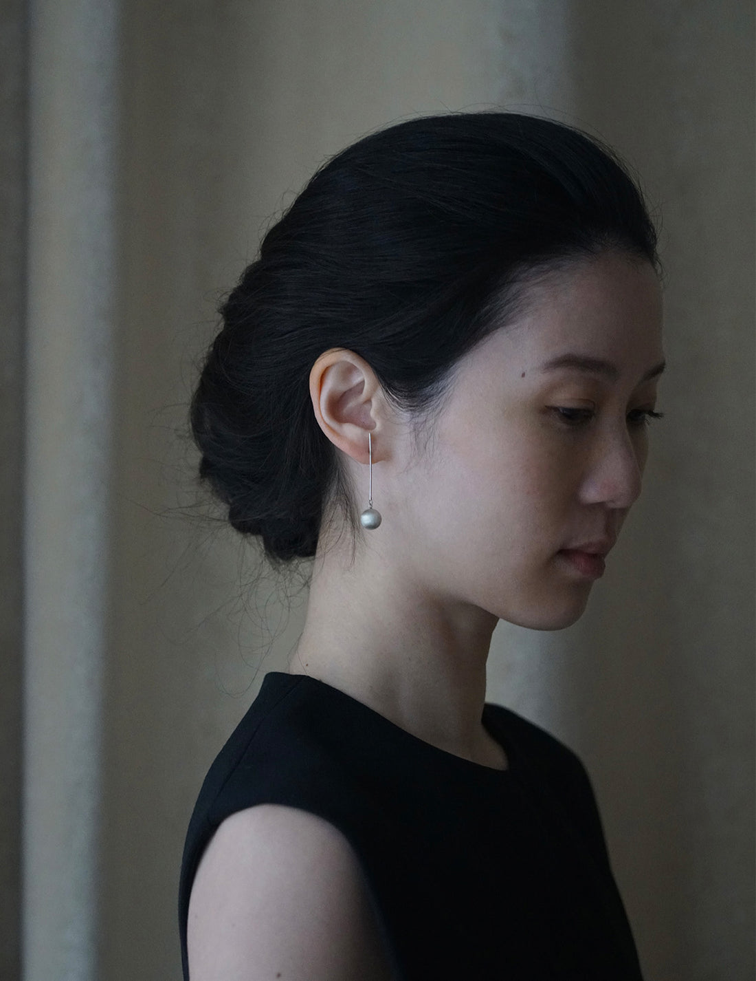 Boucles d'oreilles en argent avec sphères