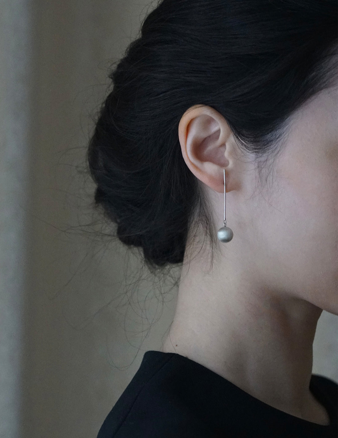 Boucles d'oreilles en argent avec sphères