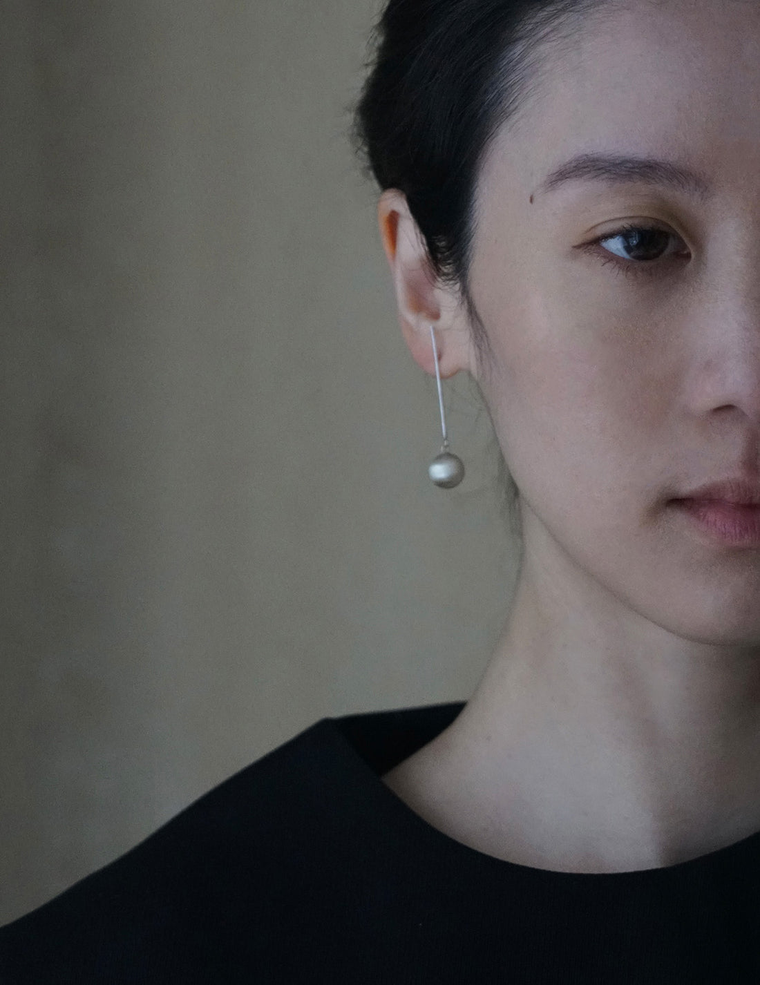 Boucles d'oreilles en argent avec sphères