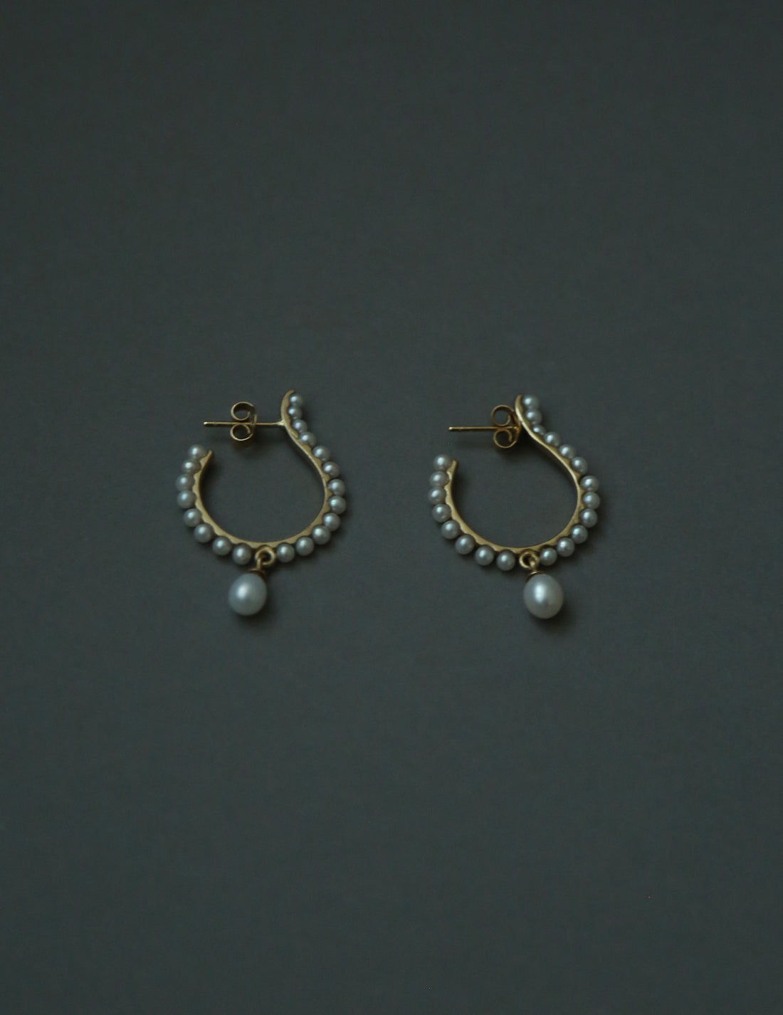 BEATRIZ PALACIOS | White Mourning Earrings