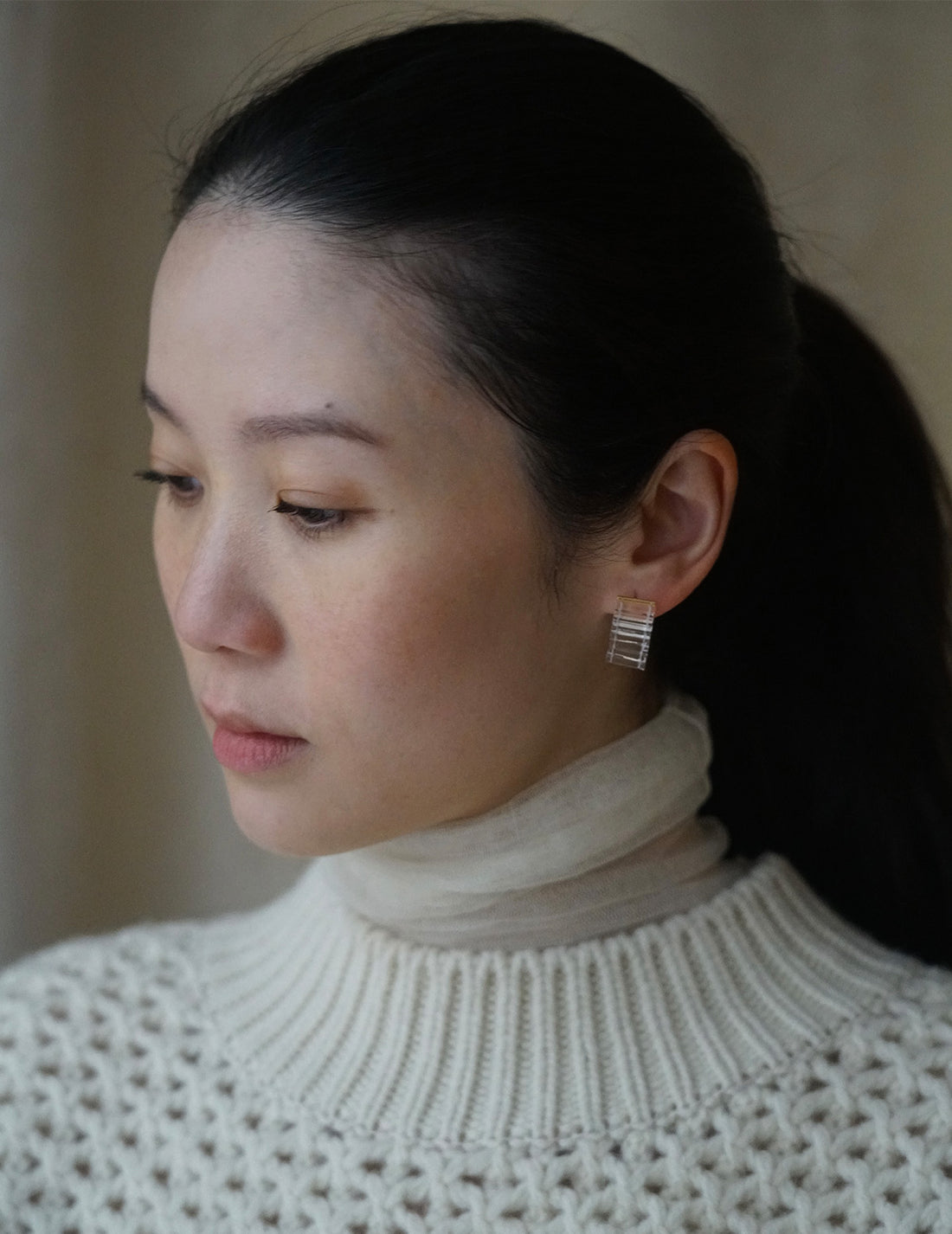 Boucles d'oreilles Solo Continuum