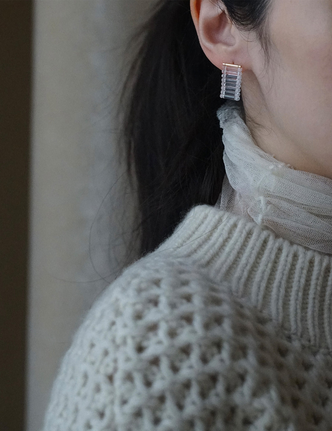 Boucles d'oreilles Solo Continuum