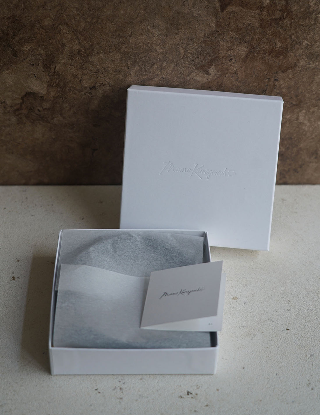 MAME KUROGOUCHI | Cow Hide Leather Narrow Belt・Black