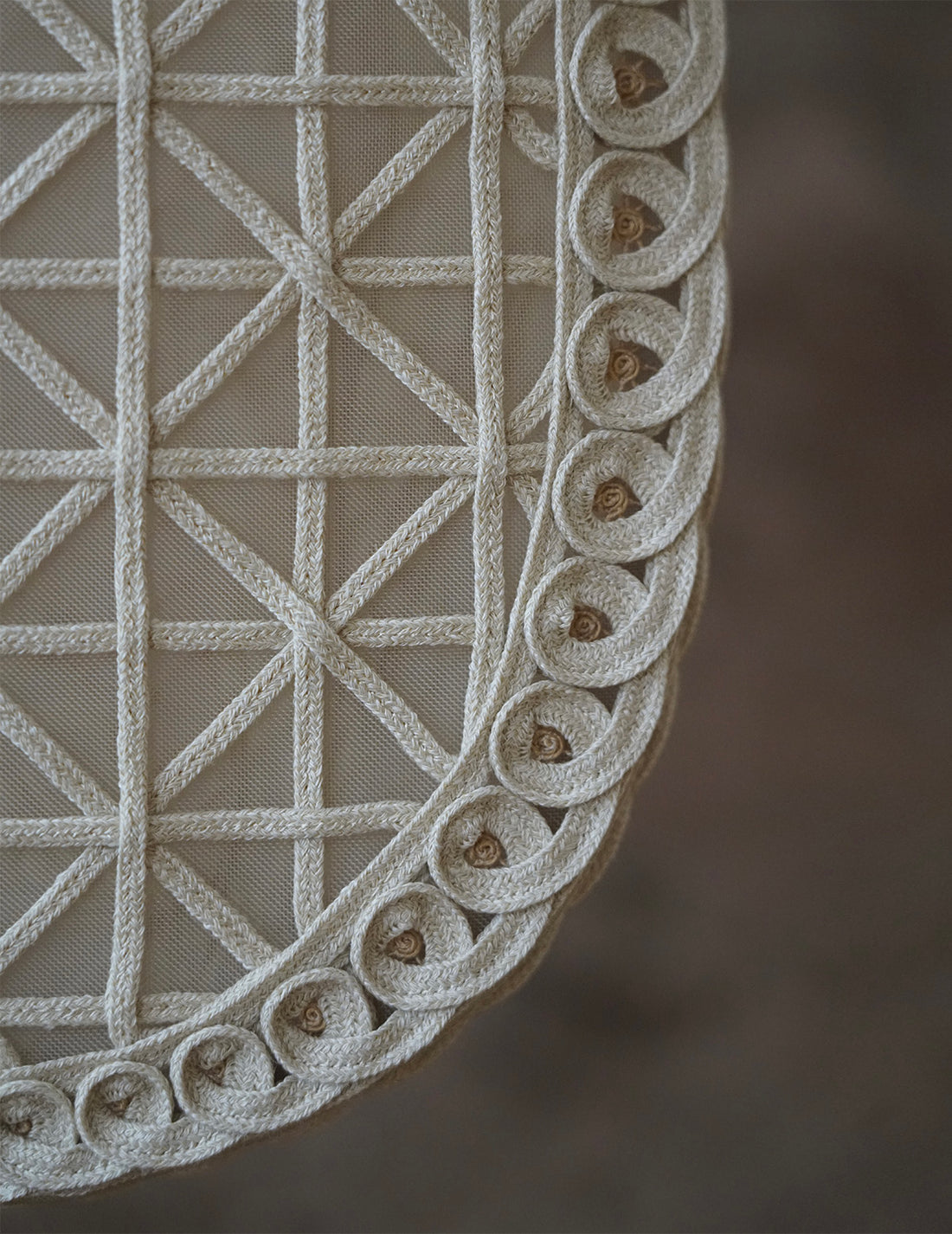 Mame Kurogouchi | Cording Embroidery Bag・Beige