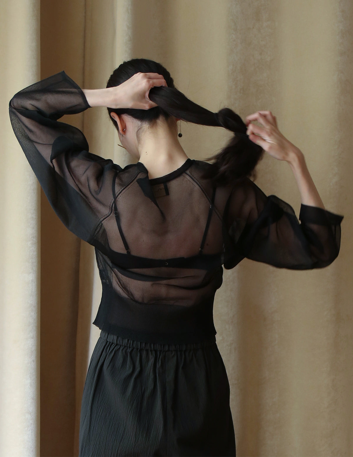 CORTANA | Romy Knitwear Top - Black