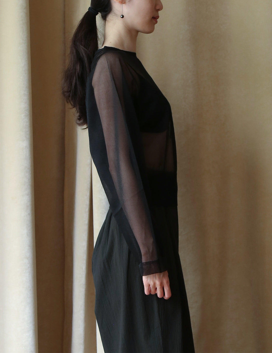 CORTANA | Romy Knitwear Top - Black