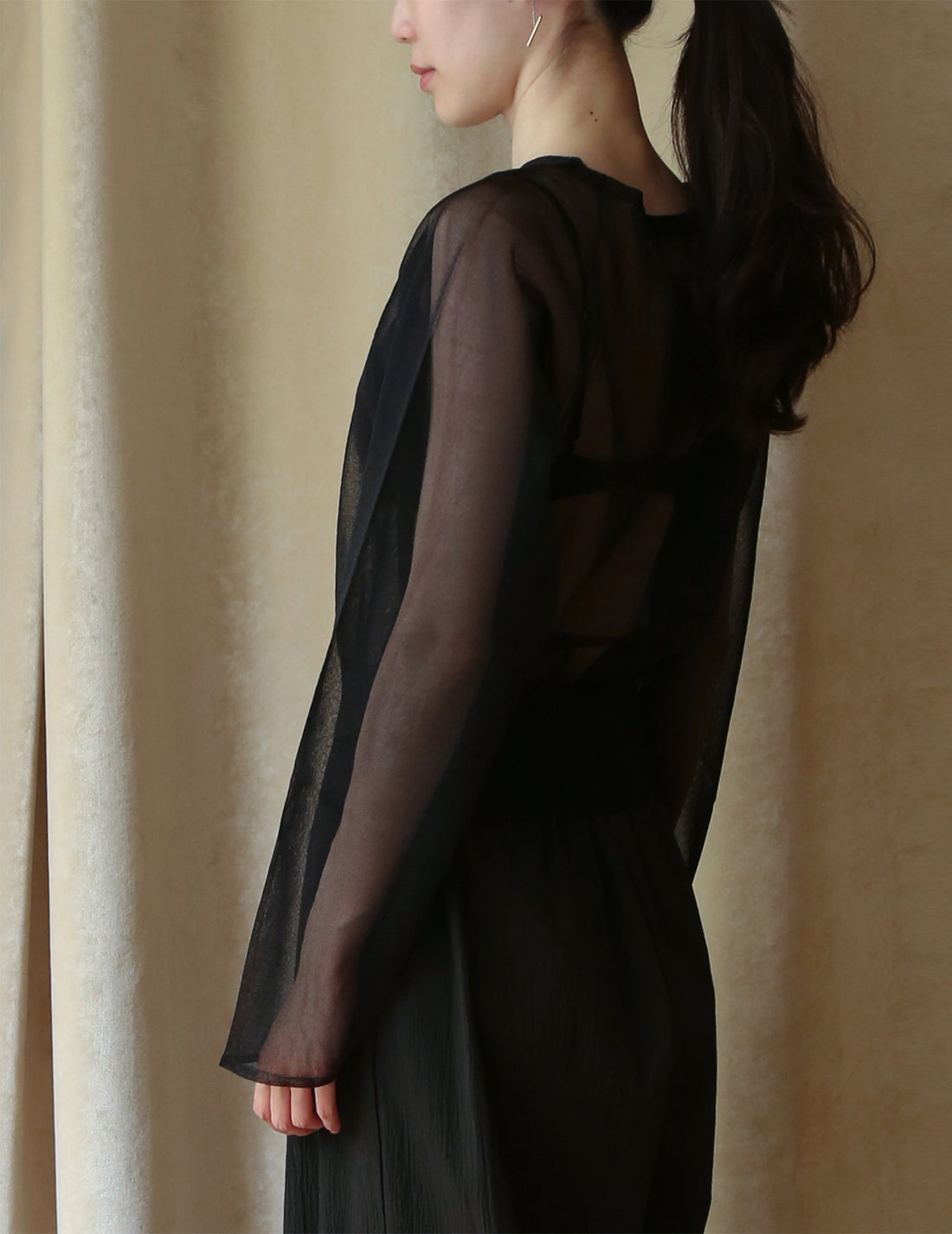 CORTANA | Romy Knitwear Top - Black