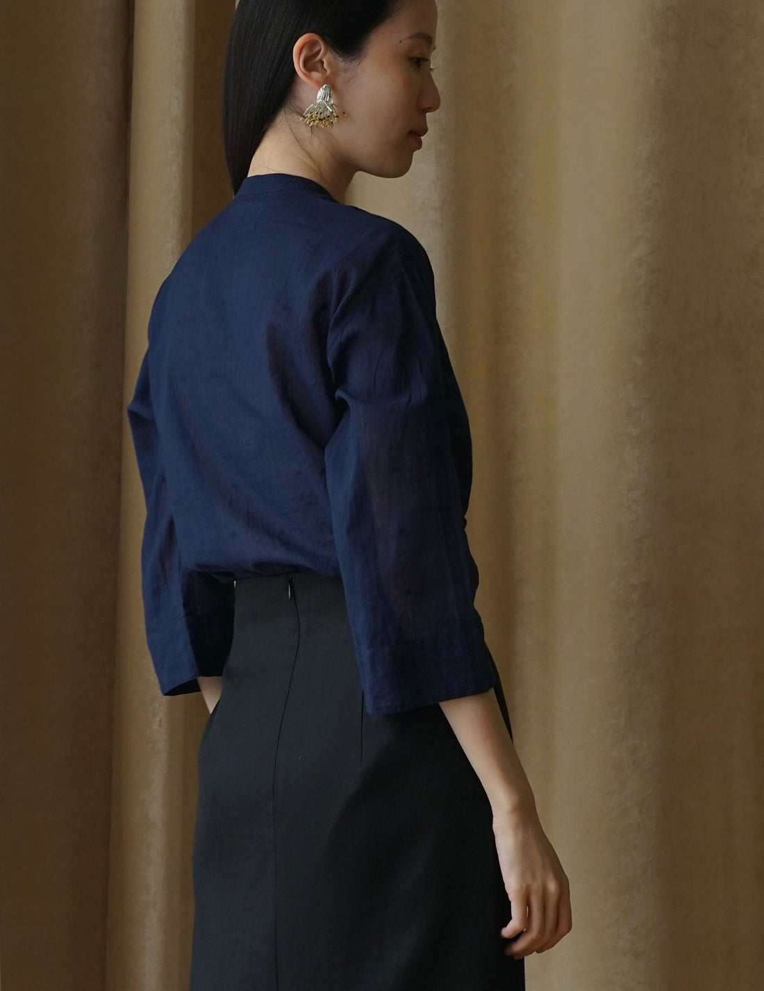 Khadi & Co | Erland Blouse - Indigo