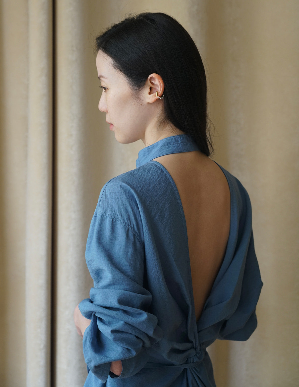 LE17SEPTEMBRE | Backless Tied Long Dress