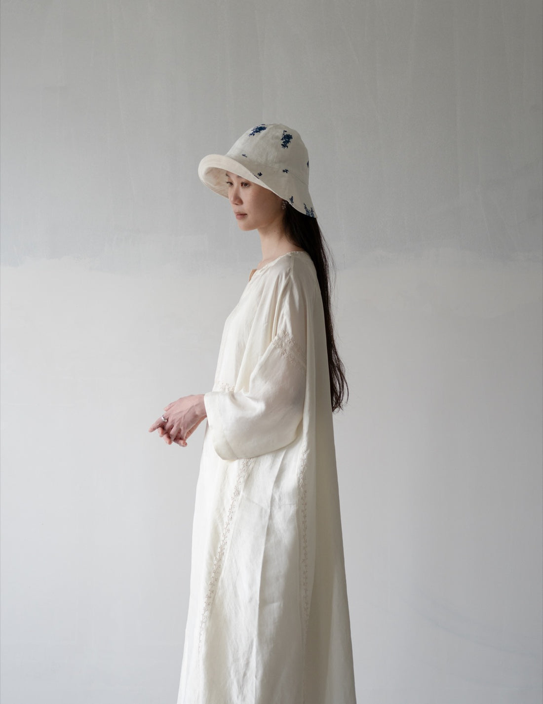 Reversible Bucket Hat・Indigo Print