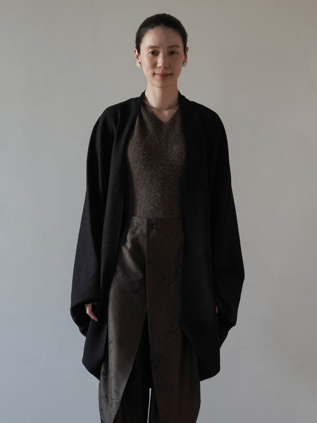 FABIOLA COAT • Black Melange