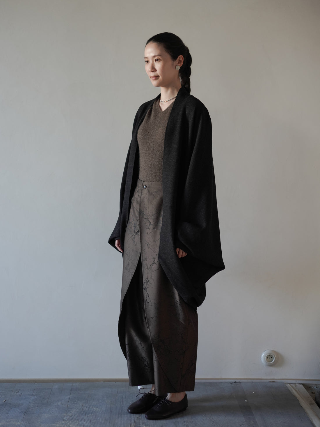 FABIOLA COAT • Black Melange