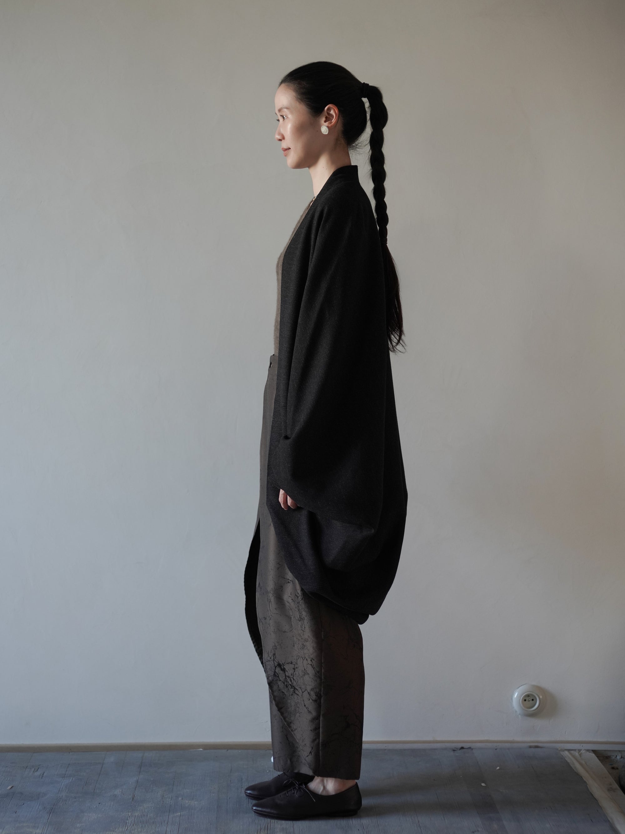 FABIOLA COAT • Black Melange