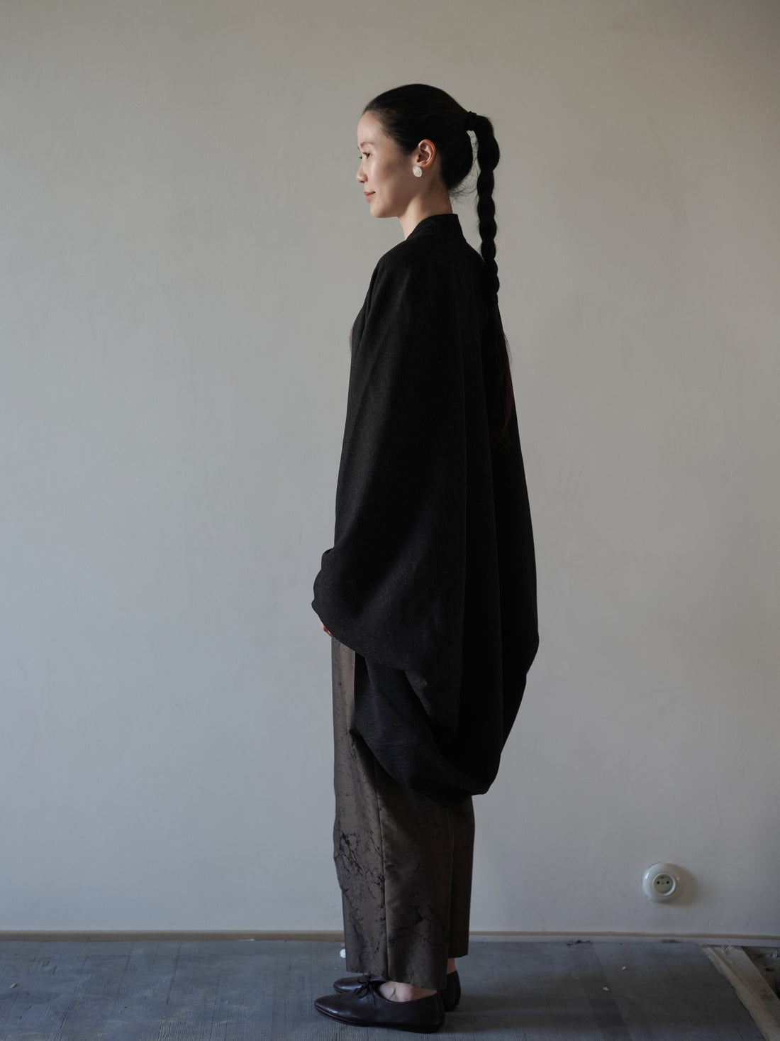 FABIOLA COAT • Black Melange