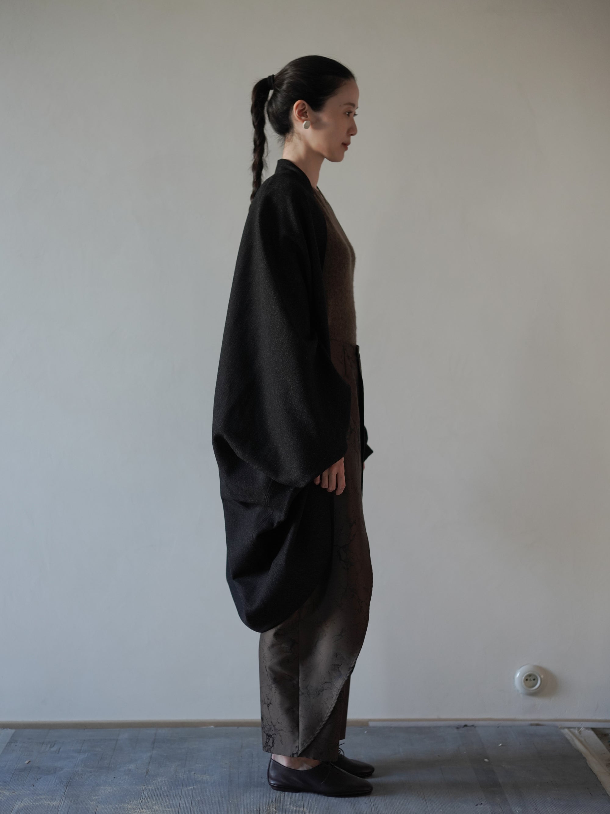 FABIOLA COAT • Black Melange