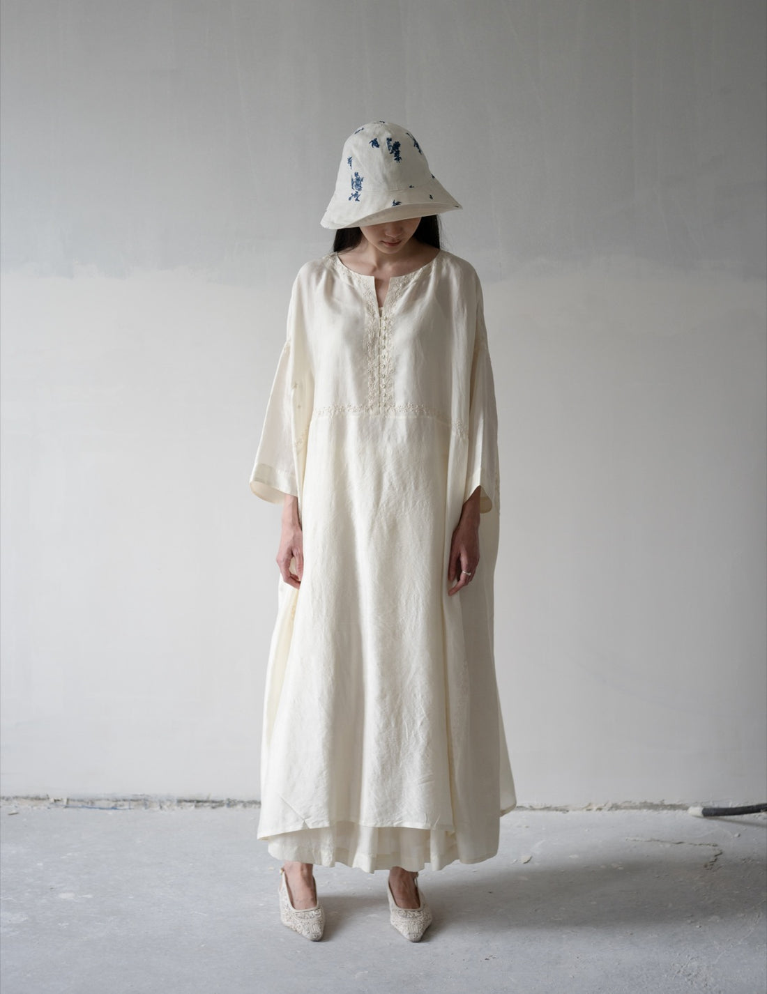 Reversible Bucket Hat・Indigo Print