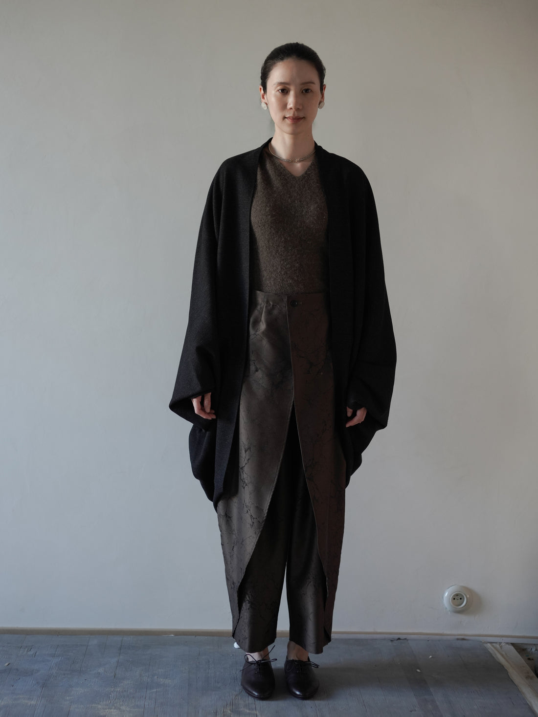 FABIOLA COAT • Black Melange