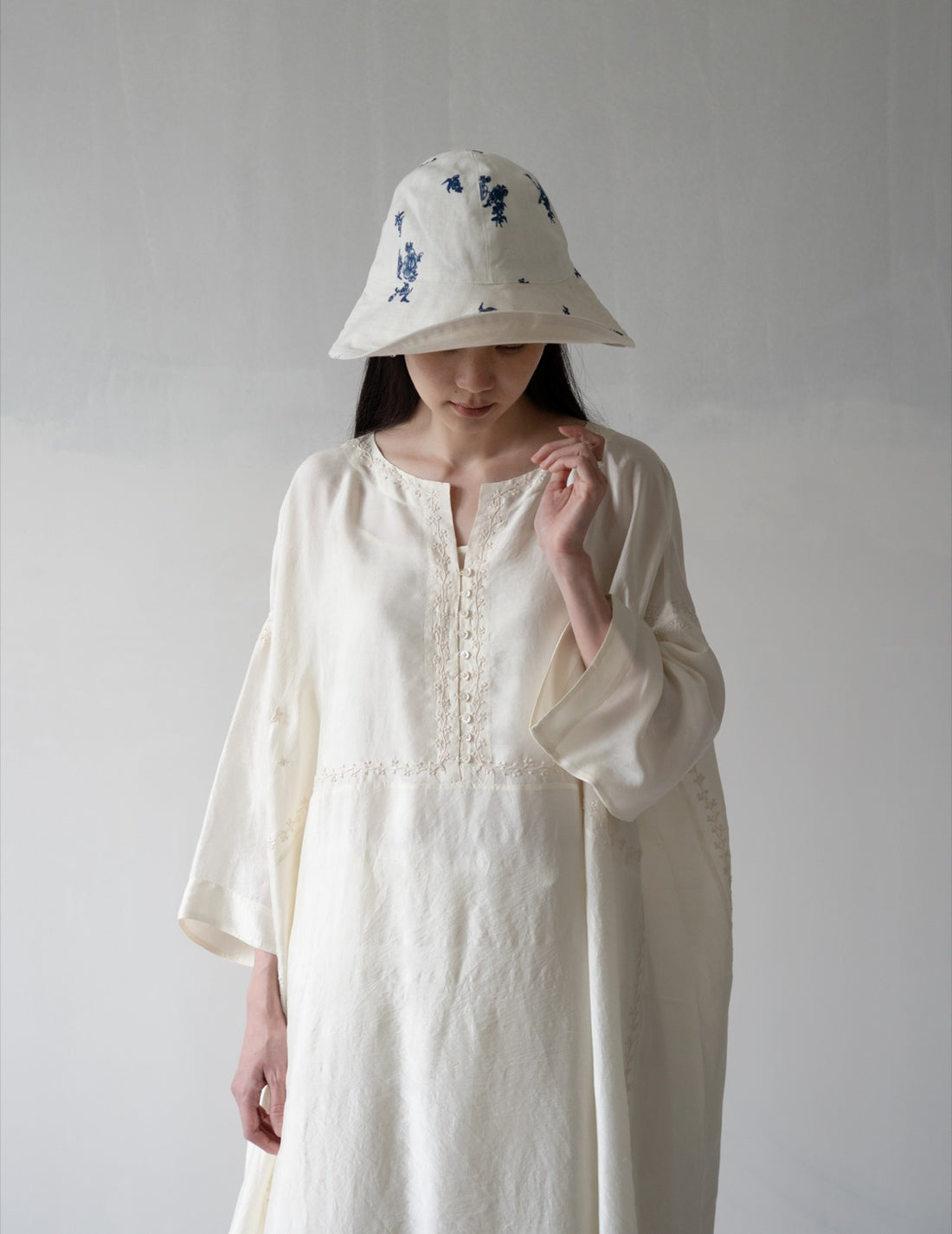 Reversible Bucket Hat・Indigo Print