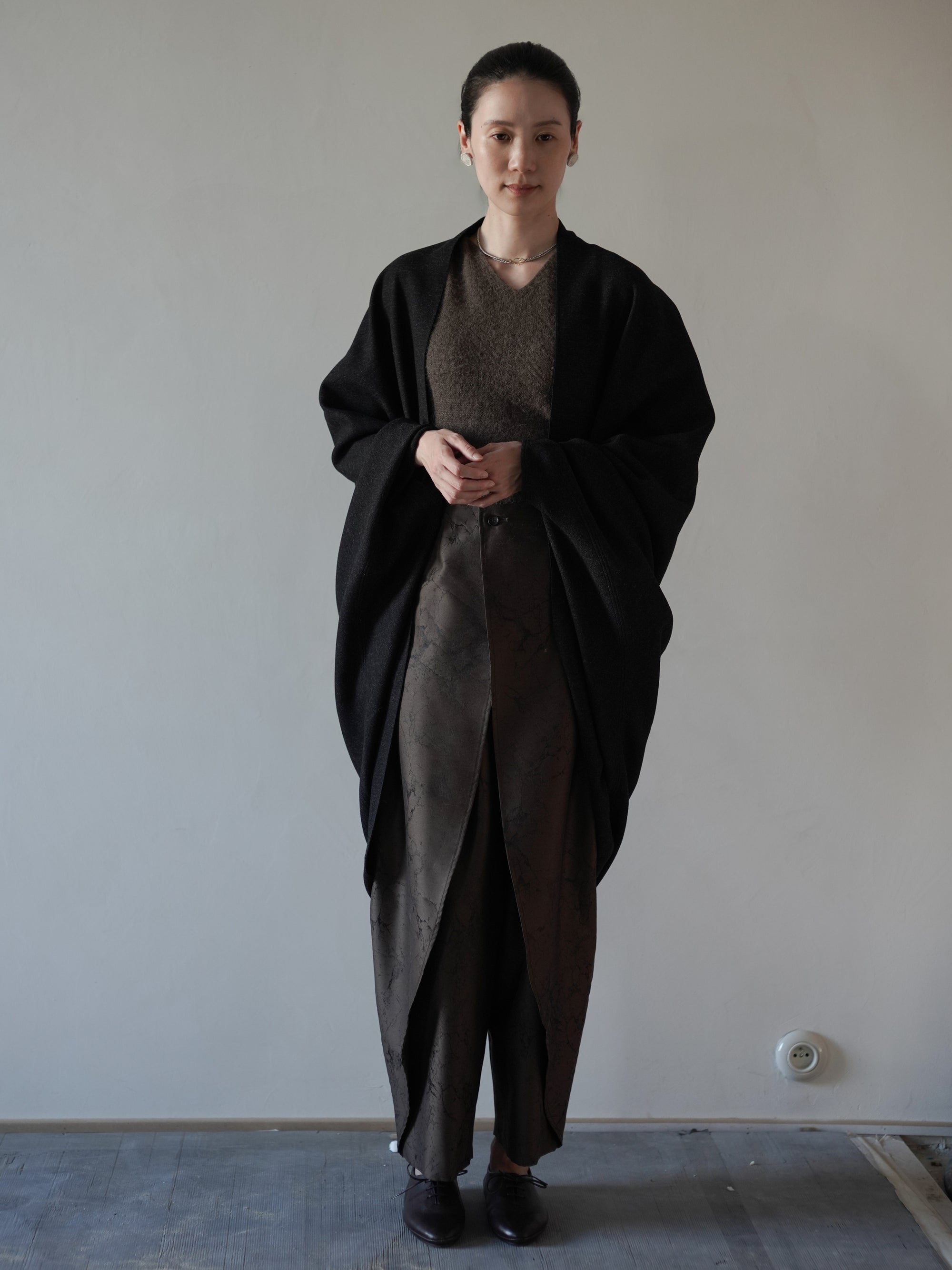 FABIOLA COAT • Black Melange